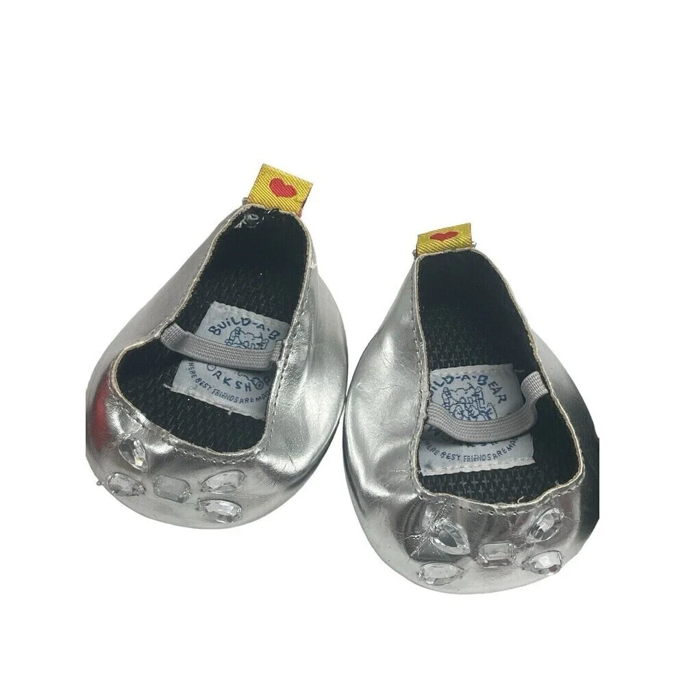 Lot of 6 Pairs Of Build A Bear BAB Shoes Sneakers Boots Sandals Slippers